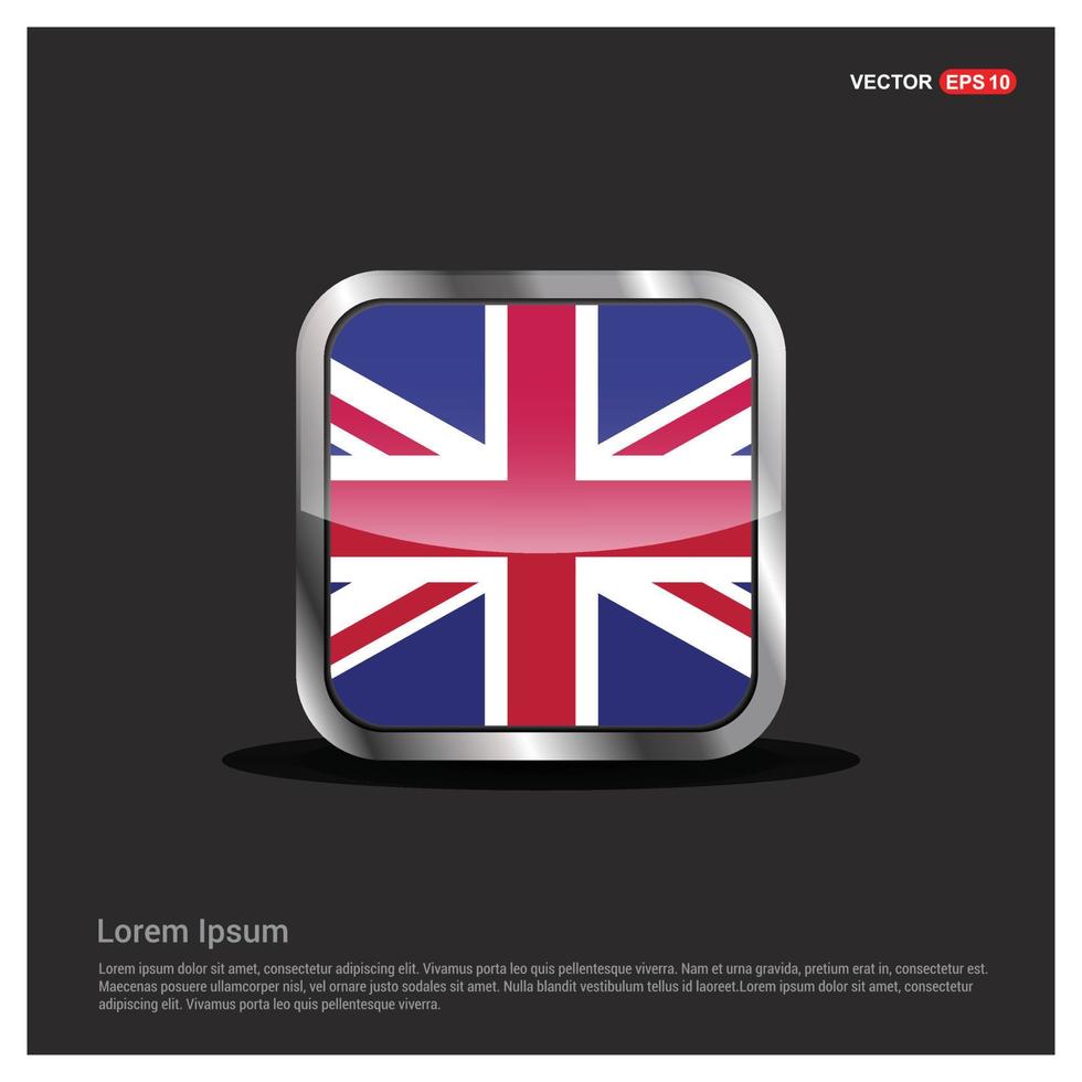 England flag design vector