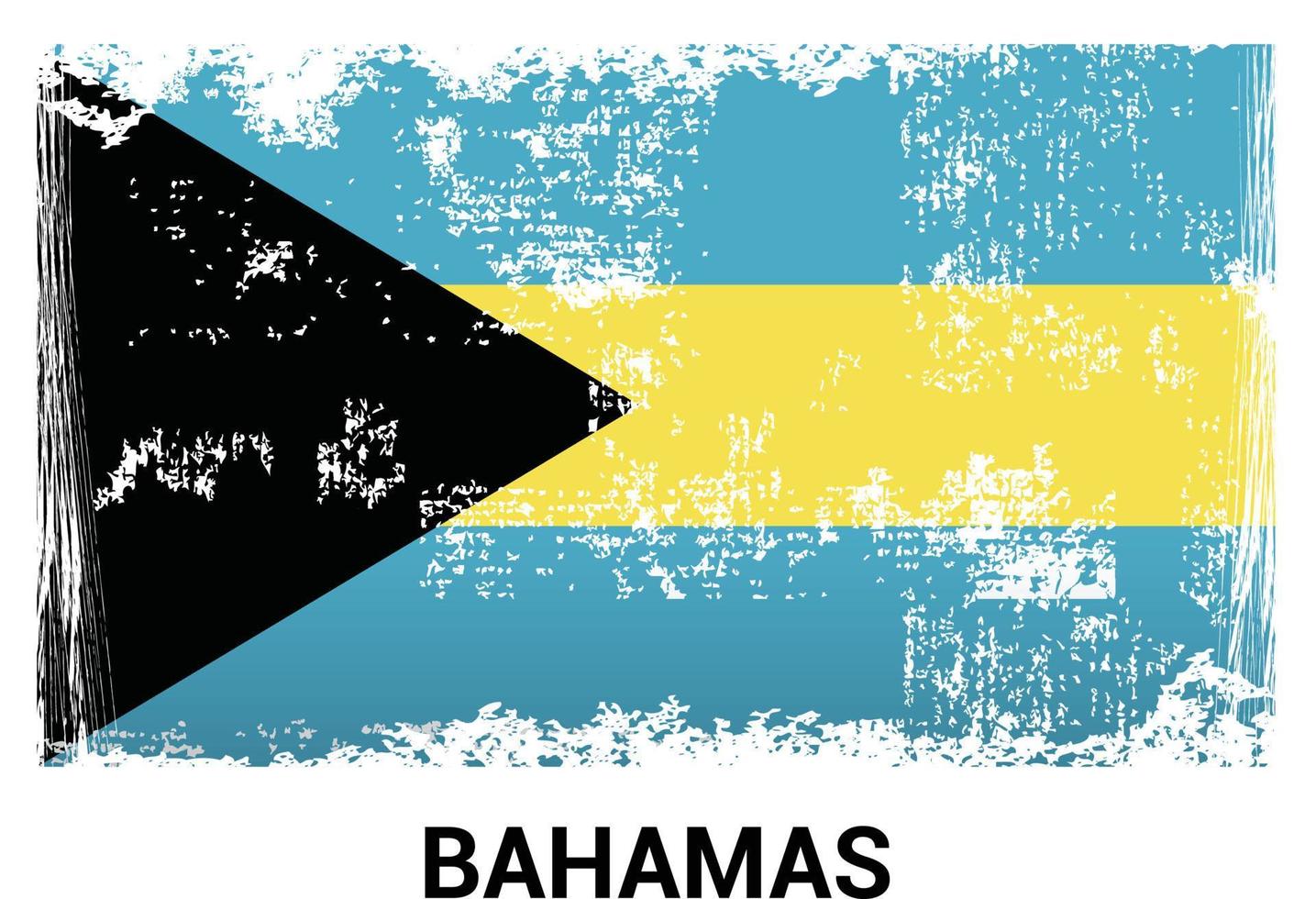 Bahamas flag design vector