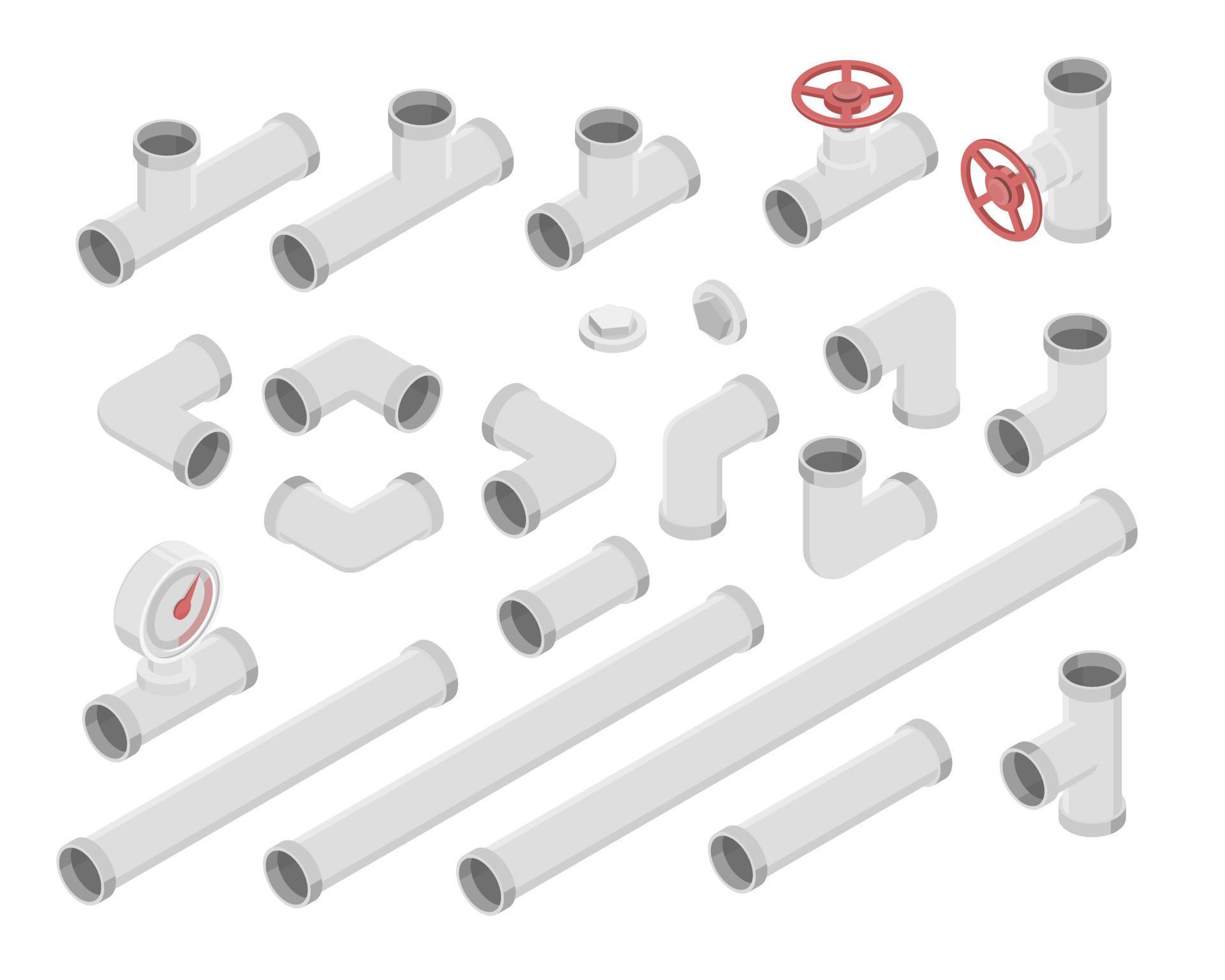 pipe isometric steel water and gas and oil pipes Industrial connection