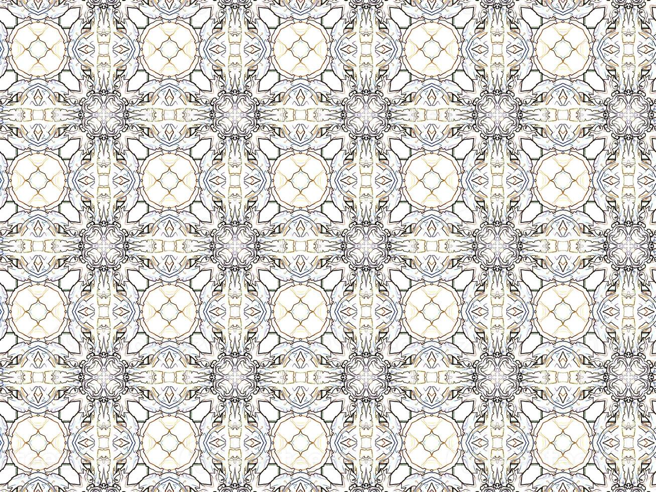 Digital Illustration Kaleidoscope Pattern photo