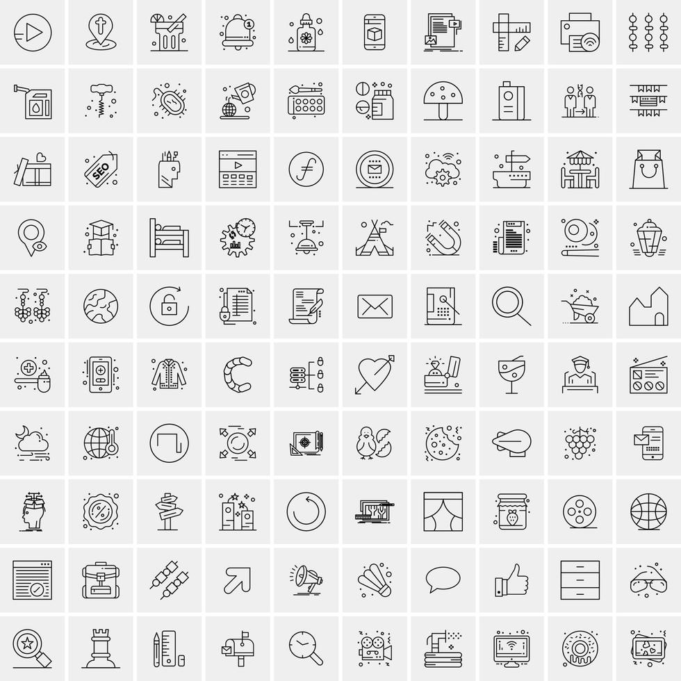 25 iconos de negocios universales vector ilustración de icono creativo para usar en proyectos relacionados con la web y dispositivos móviles