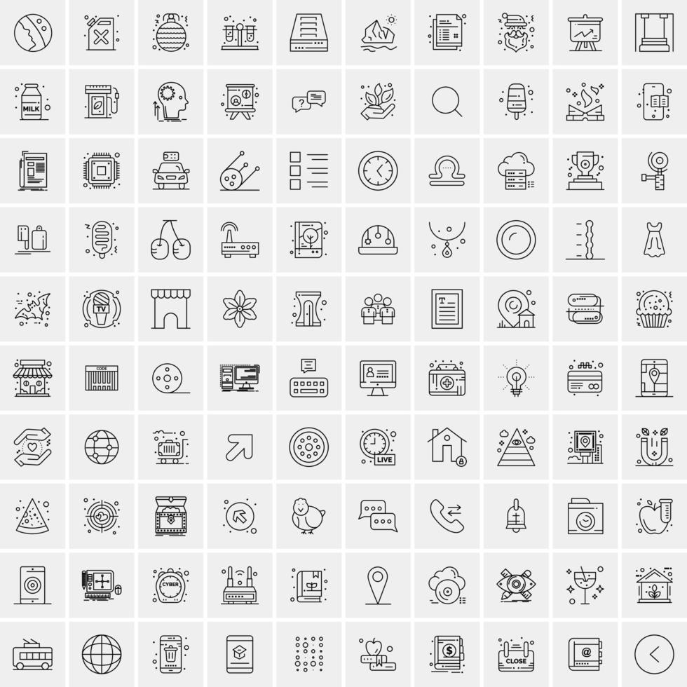 25 iconos de negocios universales vector ilustración de icono creativo para usar en proyectos relacionados con la web y dispositivos móviles