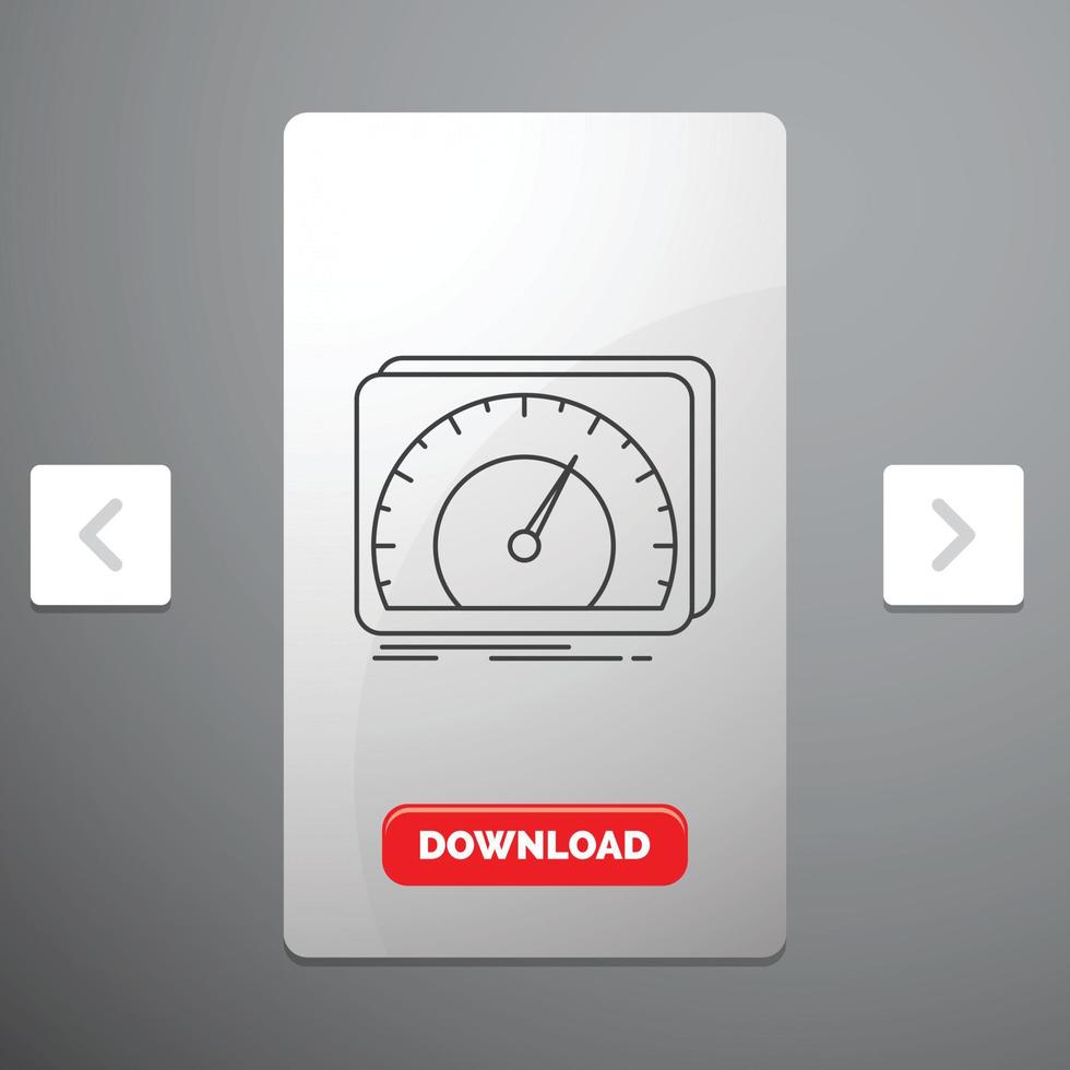 dashboard. device. speed. vector