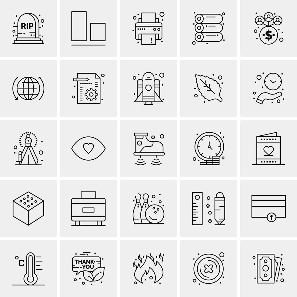 25 Universal Business Icons Vector Creative Icon Illustration to use in web and Mobile Related proj