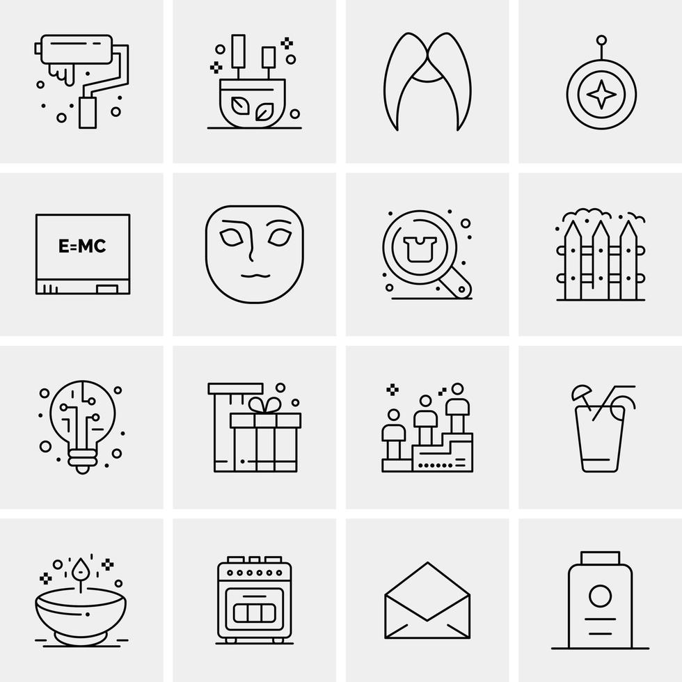 16 Business Universal Icons Vector Creative Icon Illustration to use in web and Mobile Related proje