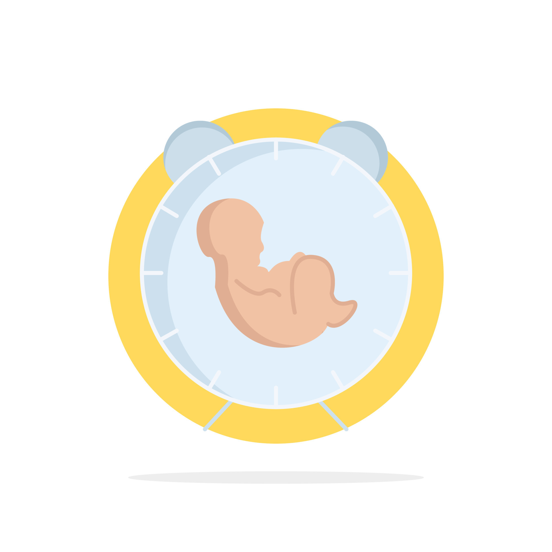 delivery time baby birth child Flat Color Icon Vector 13292001 Vector