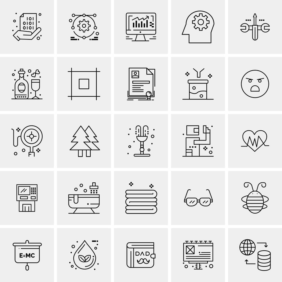 Trophy Achievement Award Business Prize Win Winner  Icons Flat and Line Filled Icon Set Vecto vector