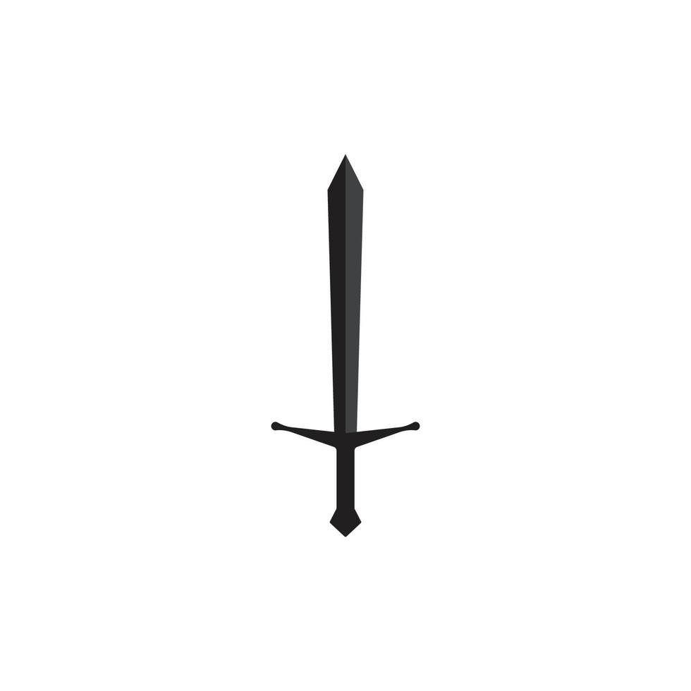 vector de logotipo de espada