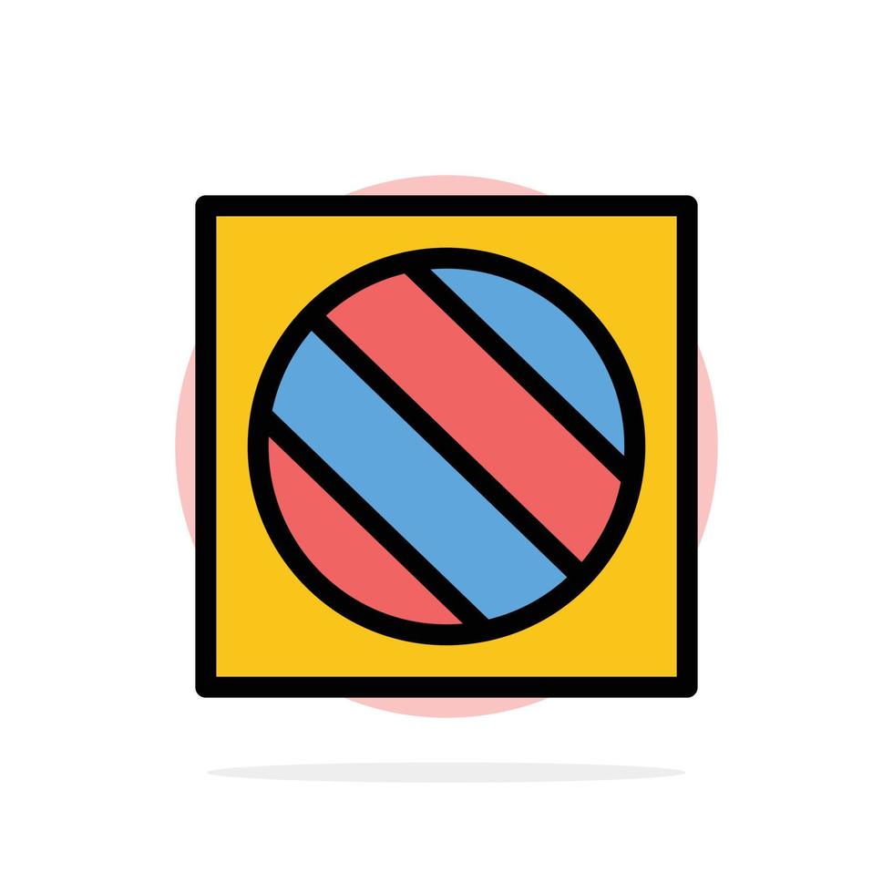 Full Shadow Editing Photo Shadow Abstract Circle Background Flat color Icon vector