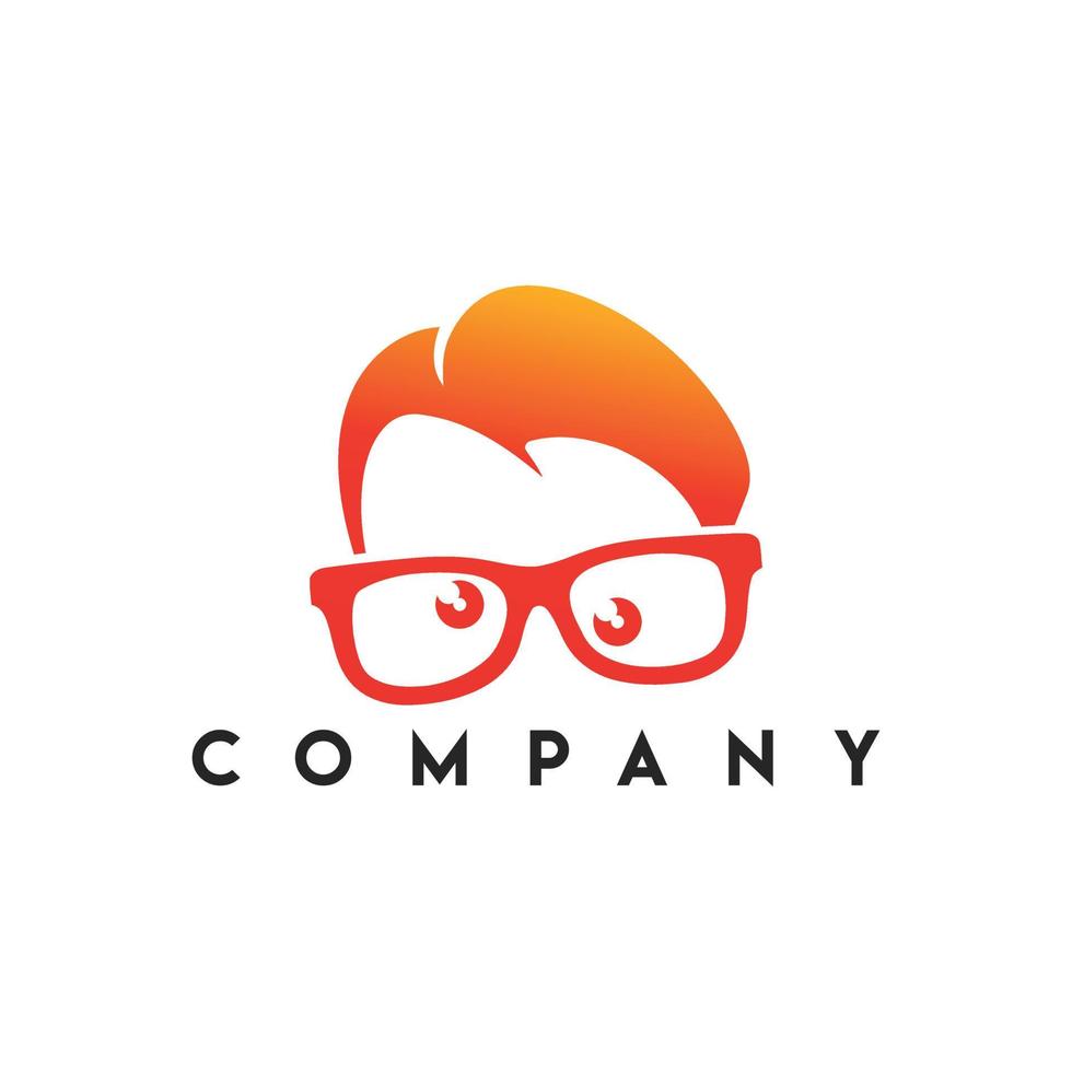 Glasses Nerd Buzz Logo, Eye optic Store Glasses Logo, Glasses Nerd Buzz Logo vector