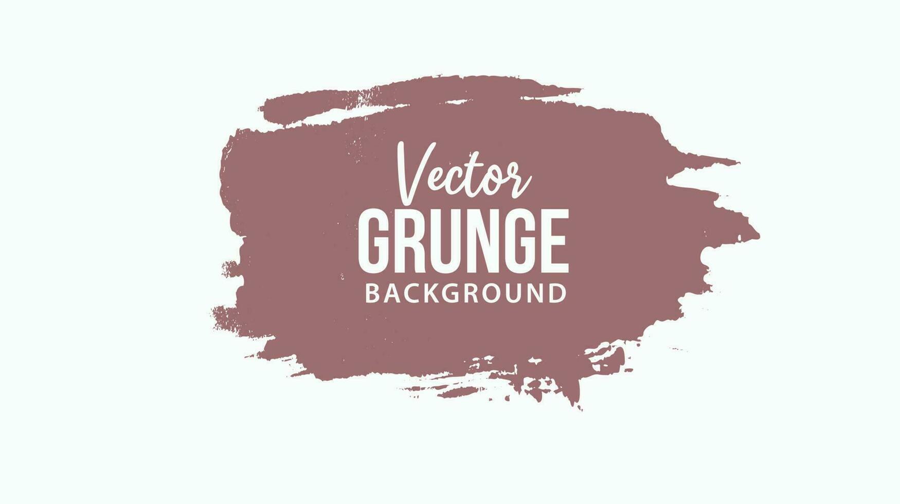 Isolated grunge ink brush stroke vector