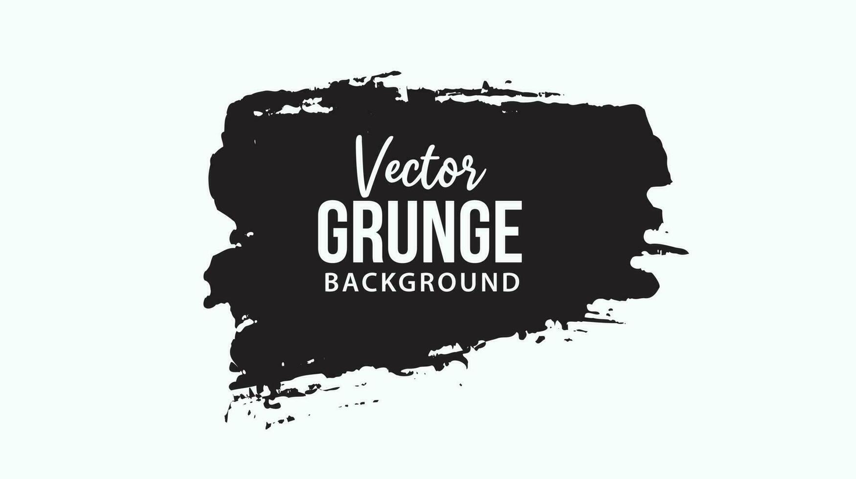 Ink grunge brush stroke vector