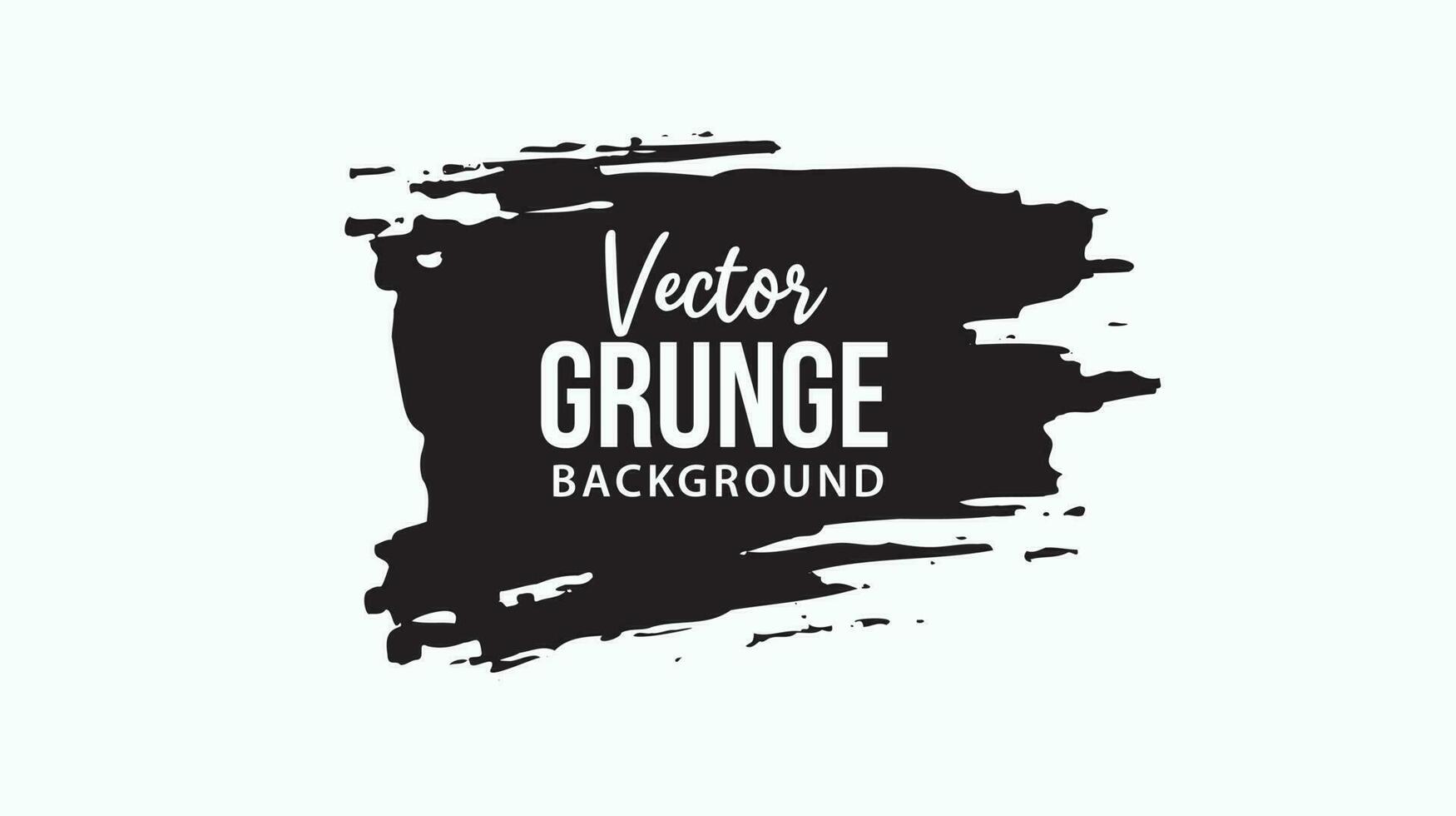 Ink grunge brush stroke vector