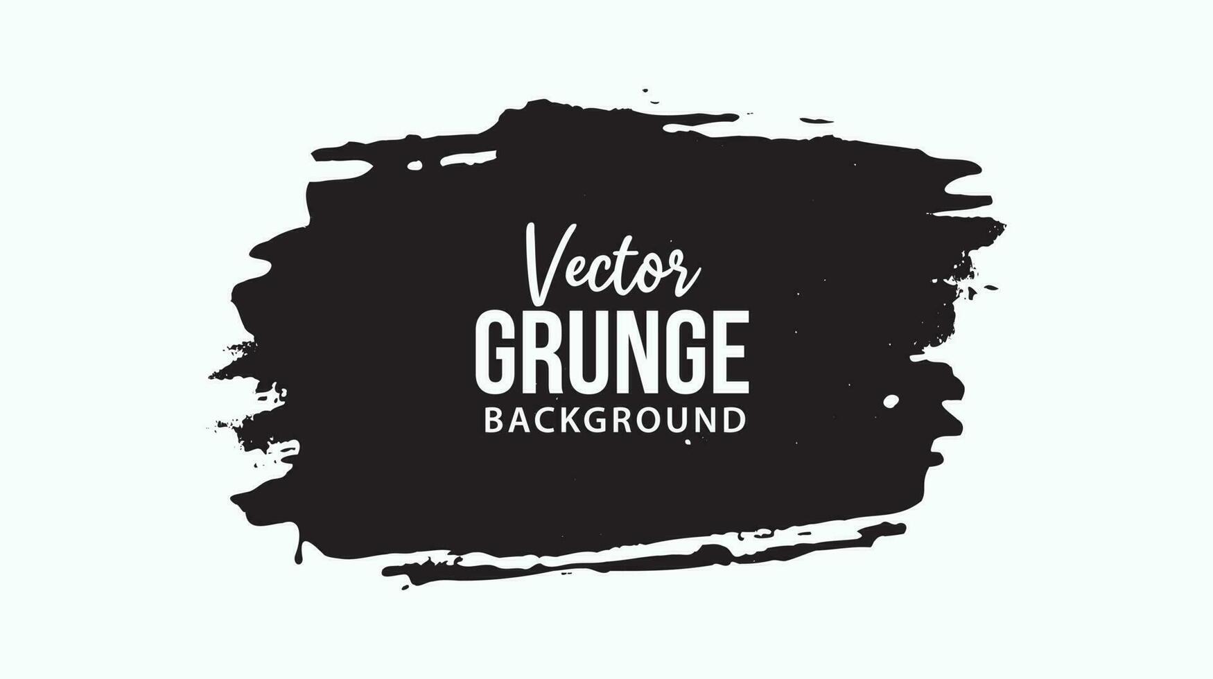 Isolated grunge ink brush stroke vector