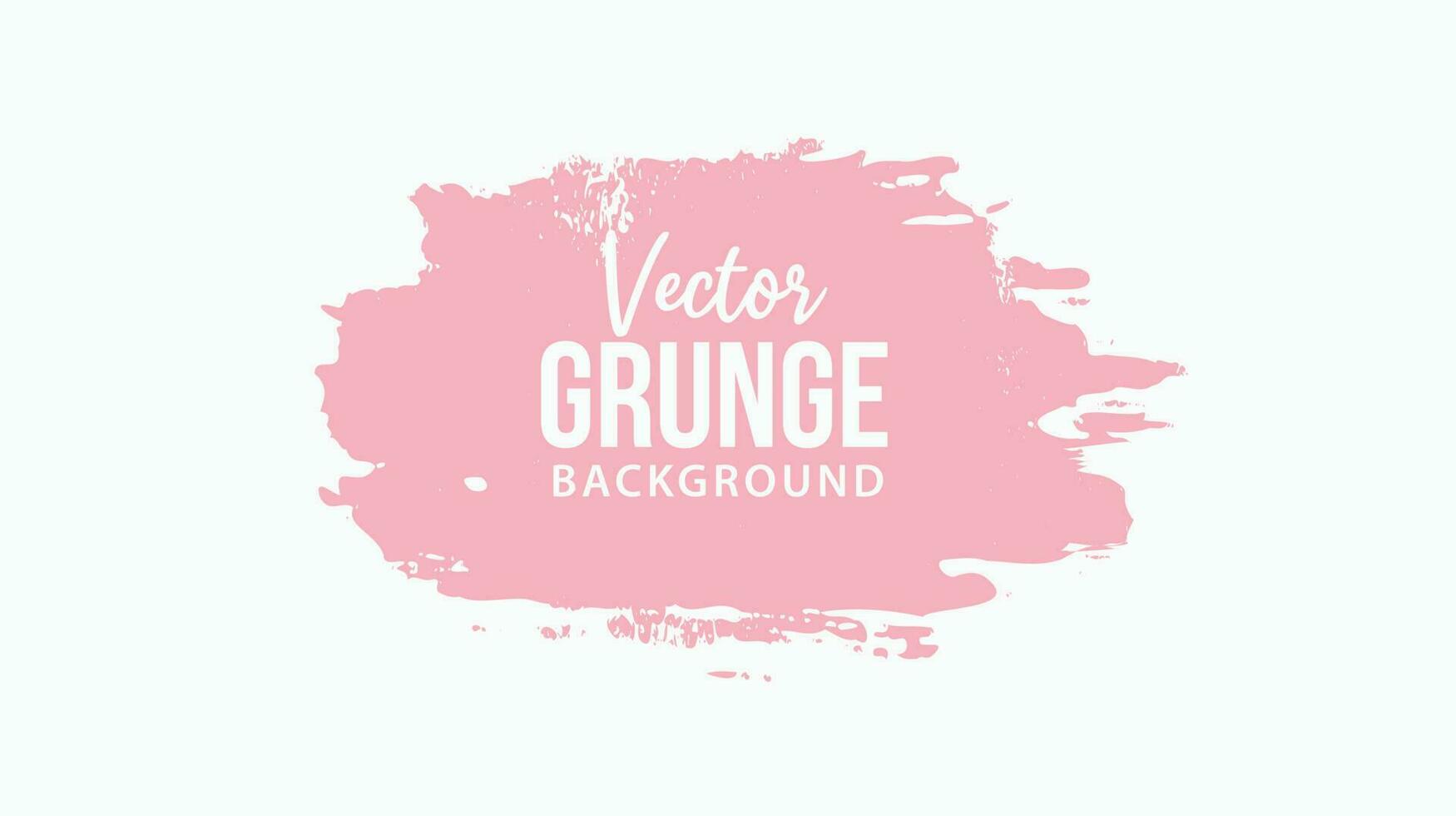 Isolated grunge ink brush stroke vector