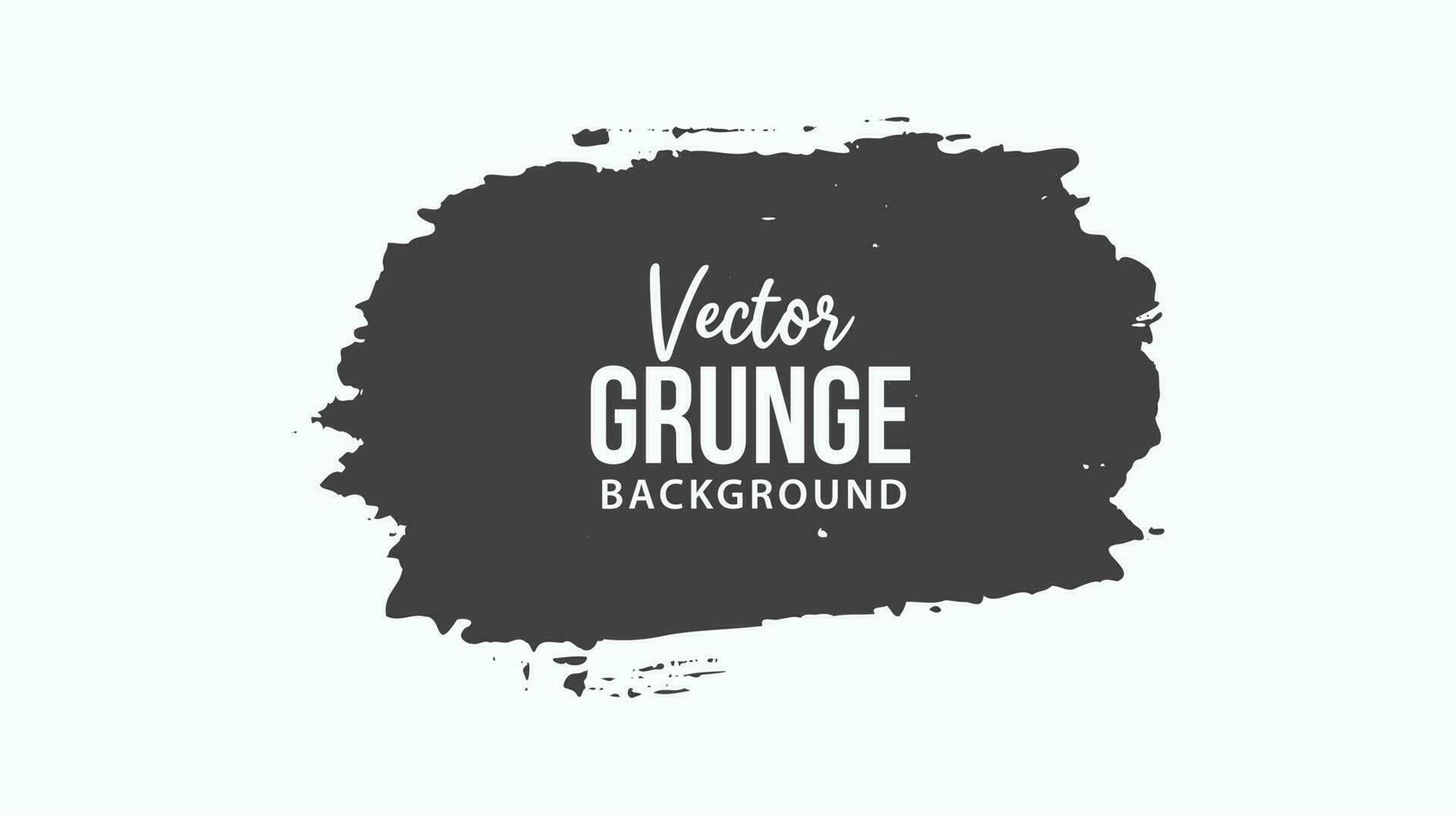 trazo de pincel grunge de tinta vector