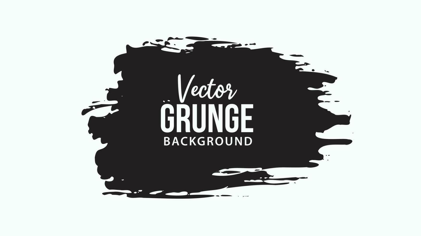 Isolated grunge ink brush stroke vector