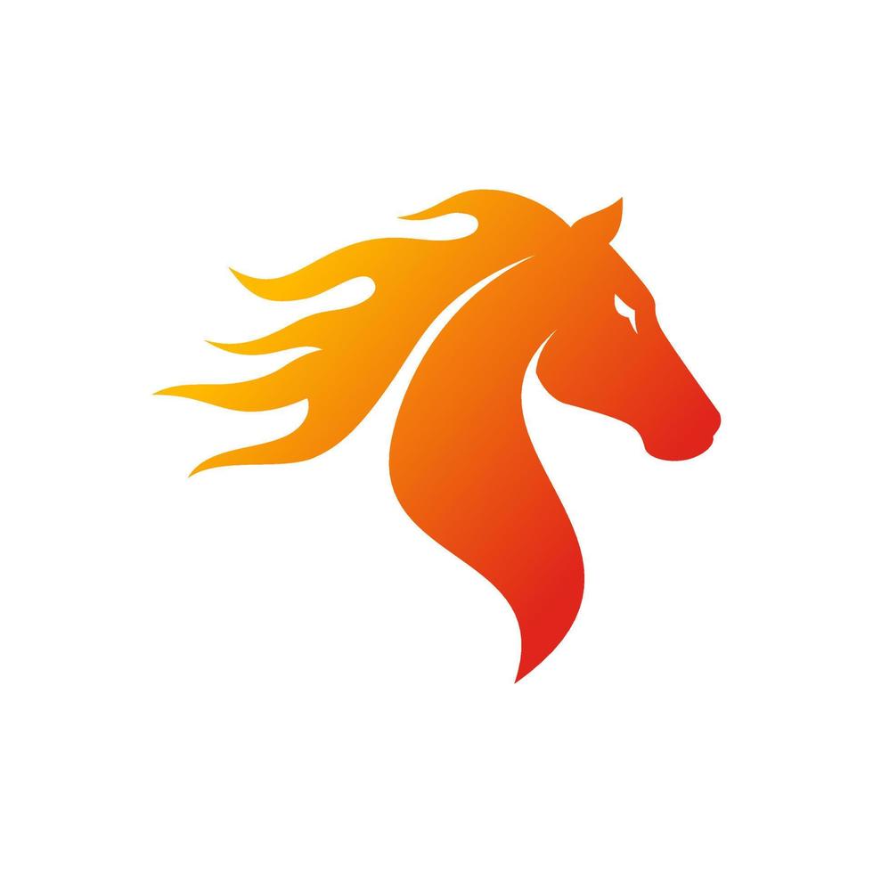 logotipo de potencia de caballo vector