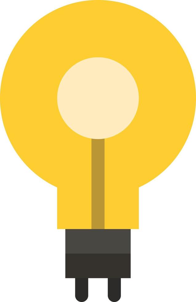 Bulb Glow Idea Insight Inspiriting  Flat Color Icon Vector icon banner Template