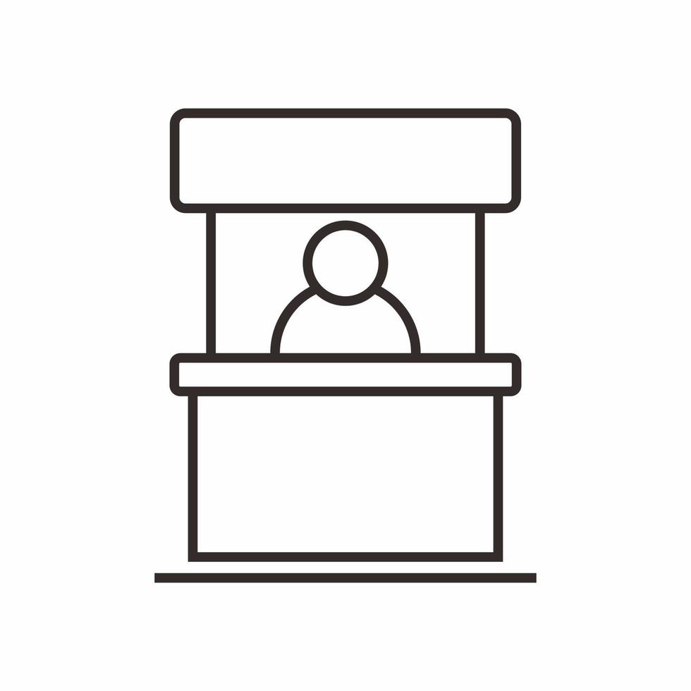 sales both outline style icon vector