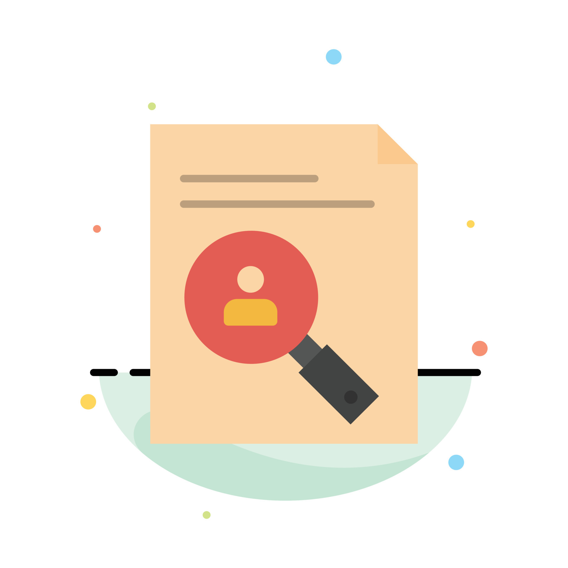 Application Clipboard Curriculum Cv Resume Staff Abstract Flat Color