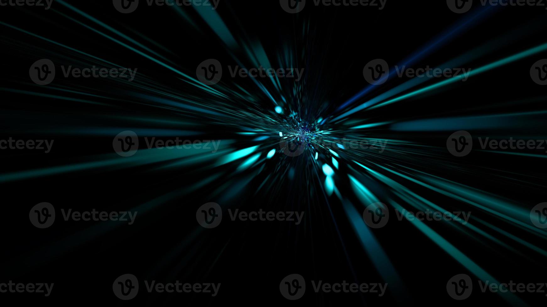 Abstract glowing background digital technology. Hi tech digital interior data center server, business technology blurred Polygonal geometric matrix space, 3D render photo