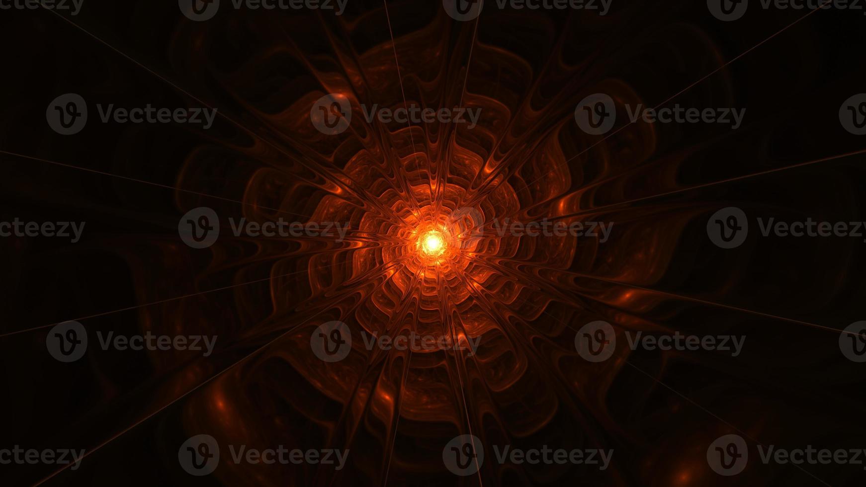 Digital abstract background. Cloud technologies, big data computing, glowing elements. 3d illustration photo