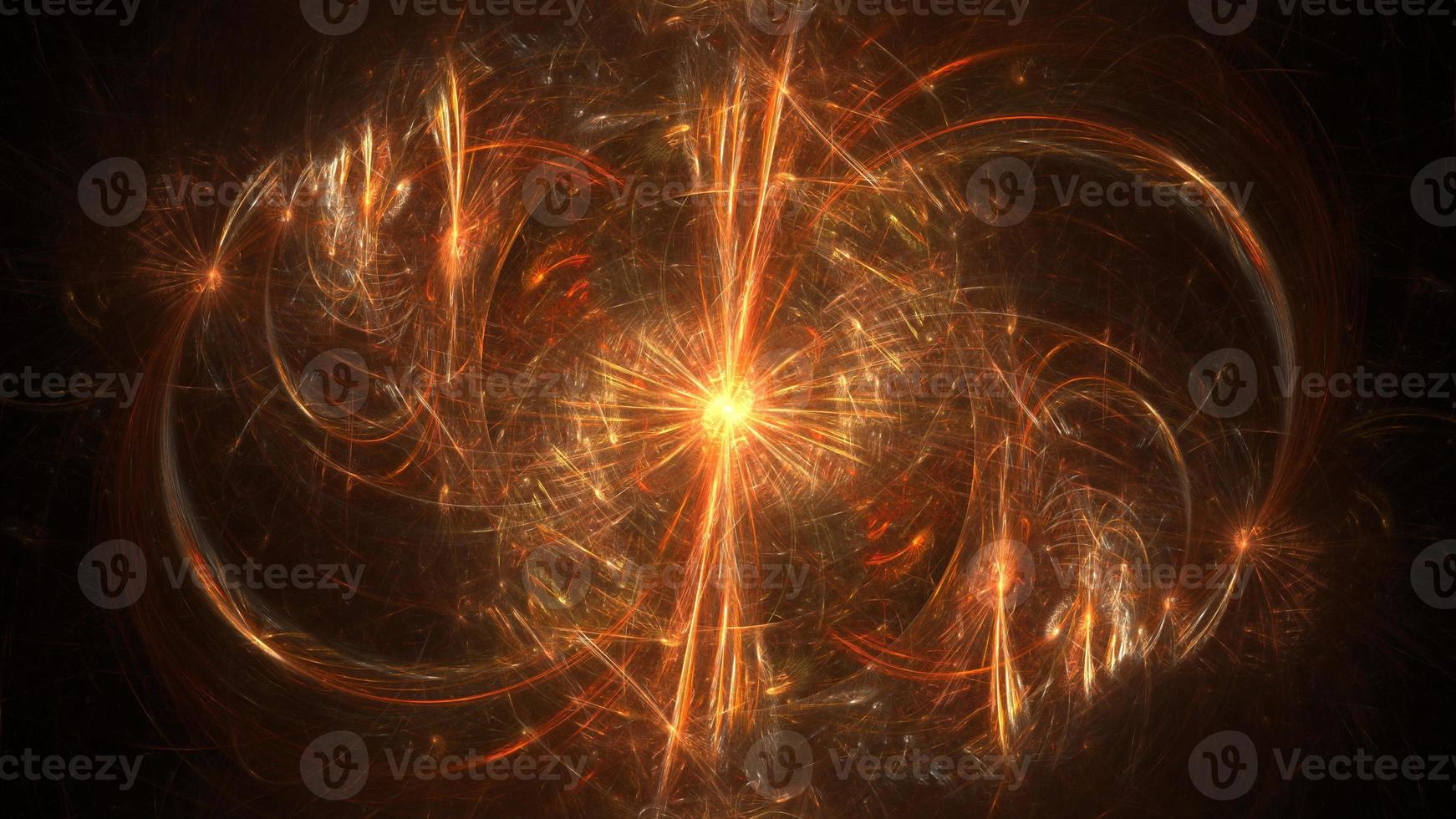 Abstract glowing background digital technology. Hi tech digital interior data center server, business technology blurred Polygonal geometric matrix space, 3D render photo