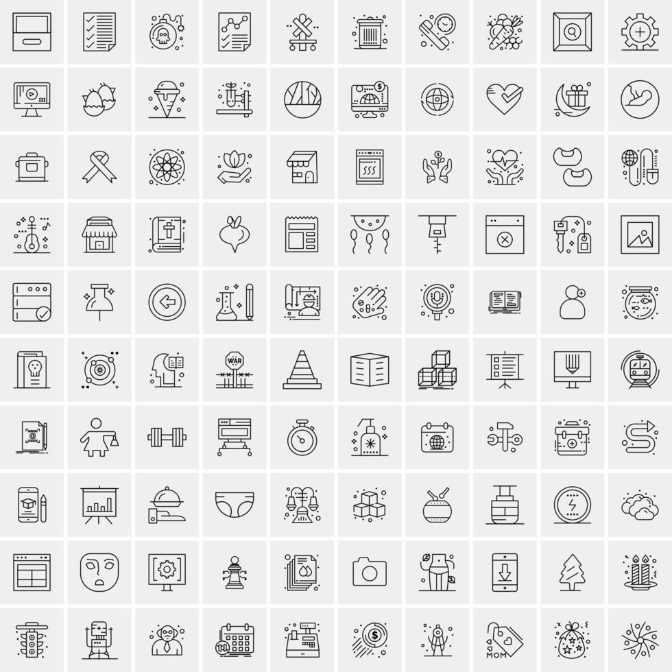 25 iconos de negocios universales vector ilustración de icono creativo para usar en proyectos relacionados con la web y dispositivos móviles