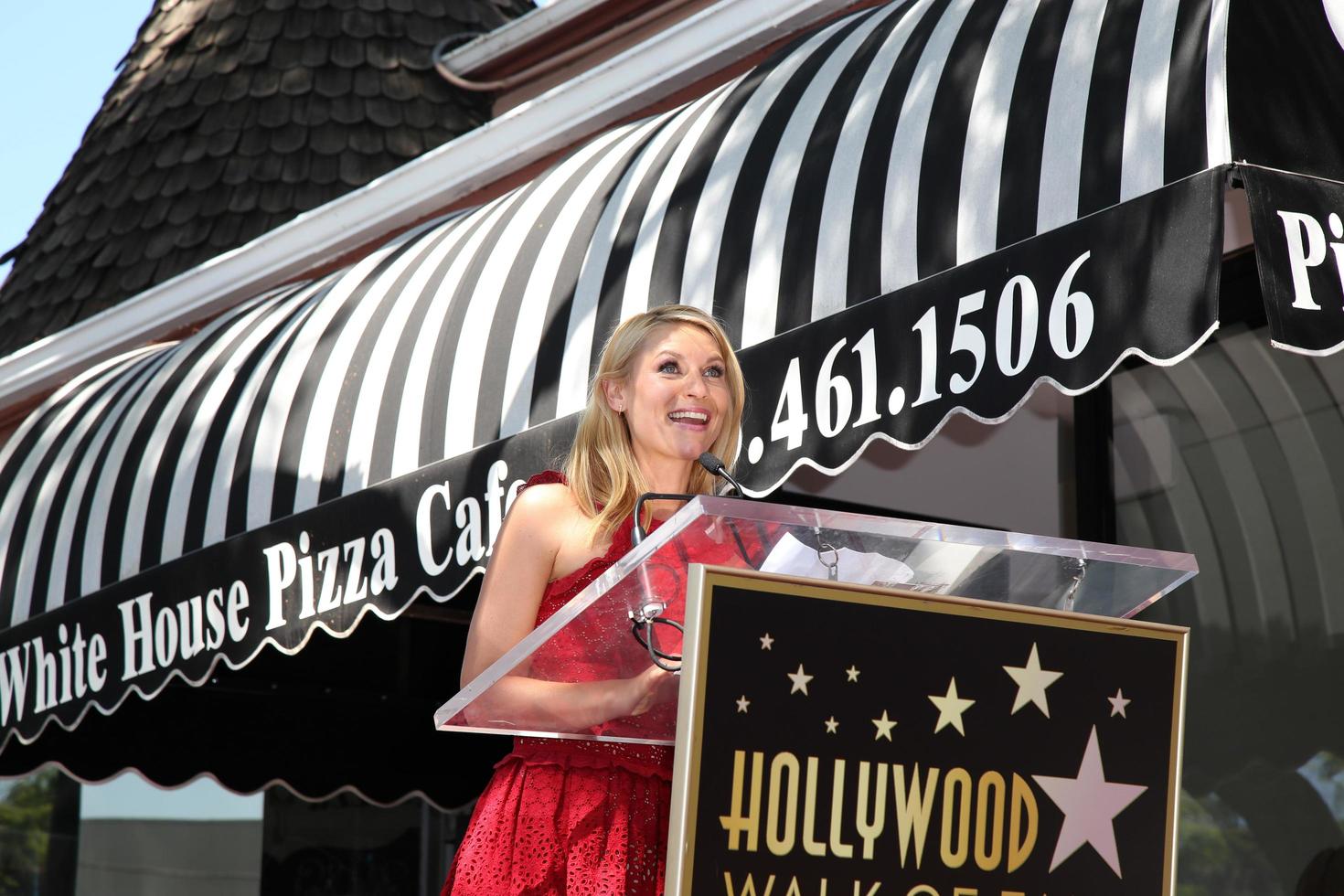 LOS ANGELES, SEP 24 - Claire Danes at the Claire Danes Hollywood Walk of Fame Star Ceremony at the Hollywood Blvd on September 24, 2015 in Los Angeles, CA photo