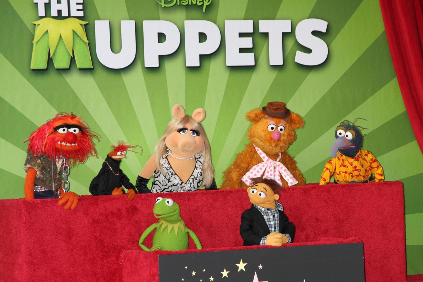 LOS ANGELES, MAR 20 - Muppets at the Hollywood Walk of Fame Star Ceremony for The Muppets at the El Capitan Theater on March 20, 2012 in Los Angeles, CA photo