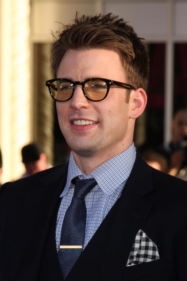 LOS ANGELES, JUL 19 - Chris Evans arriving at the Captain America - The First Avenger Premiere at El Capitan Theater on July 19, 2011 in Los Angeles, CA photo