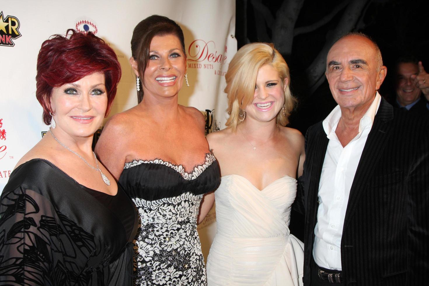 LOS ANGELES, SEP 11 - Sharon Osbourne, Linell Shapiro, Kelly Osbourne, Robert Shapiro attends The Brent Shapiro Foundation For Alcohol and Drug Awareness Summer Spectacular 2010 Event at Private Estate on September 11, 2010 in Beverly Hills, CA photo