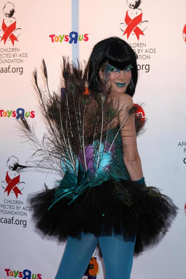 LOS ANGELES, OCT 30 - Tori Spelling arrives at the 17th Annual Dream Halloween benefiting CAAF at Barker Hanger on October 30, 2010 in Santa Monica, CA photo