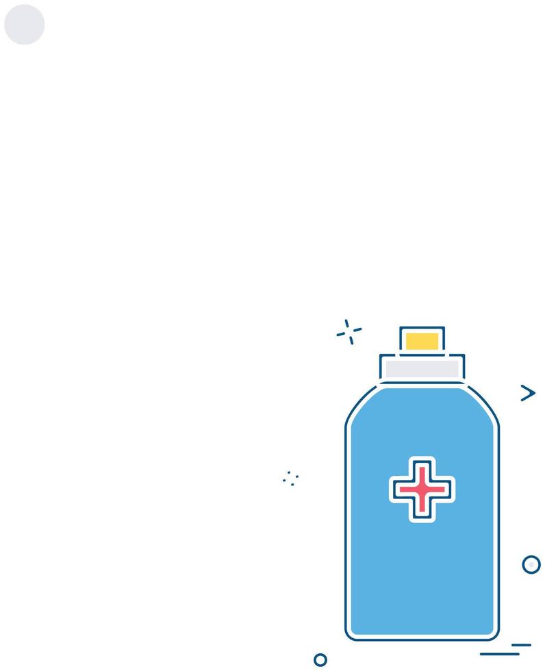 bottle tool first aid spary icon vector design