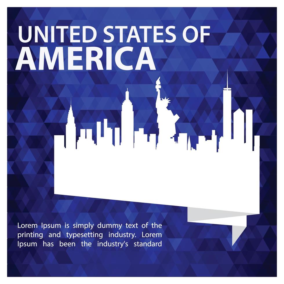 United states of america 4th of july background vector
