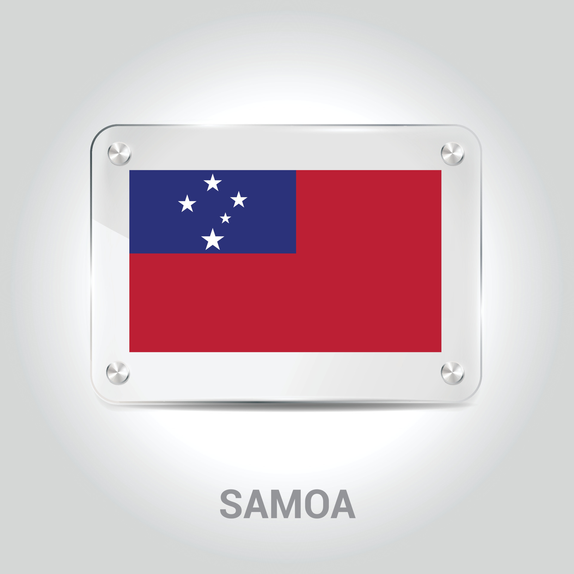 Samoa flags design vector 13304036 Vector Art at Vecteezy