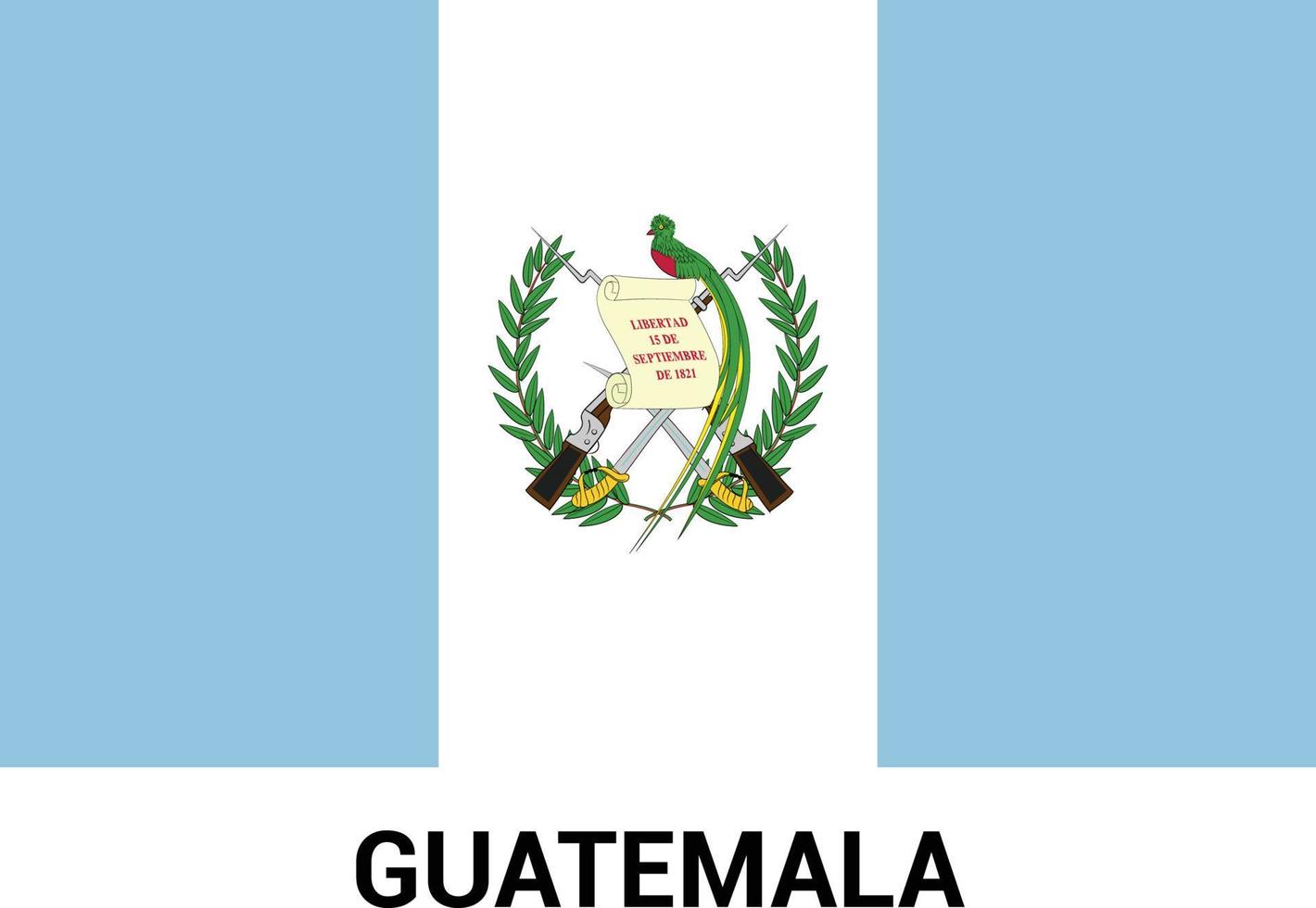 Guatemala Indpendence day design vector