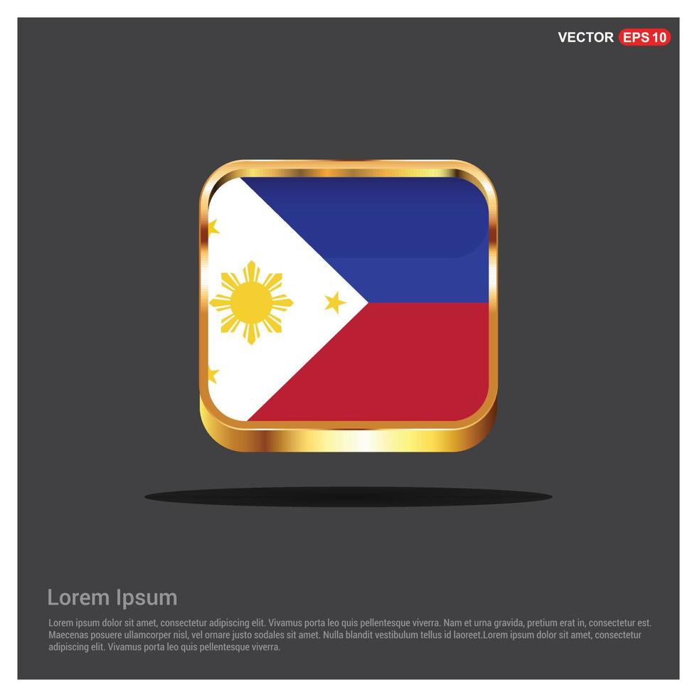 Phillipines flags design vector