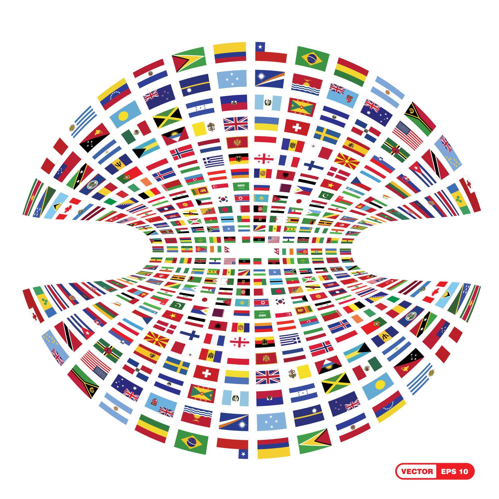 World flags design vector 13304122 Vector Art at Vecteezy
