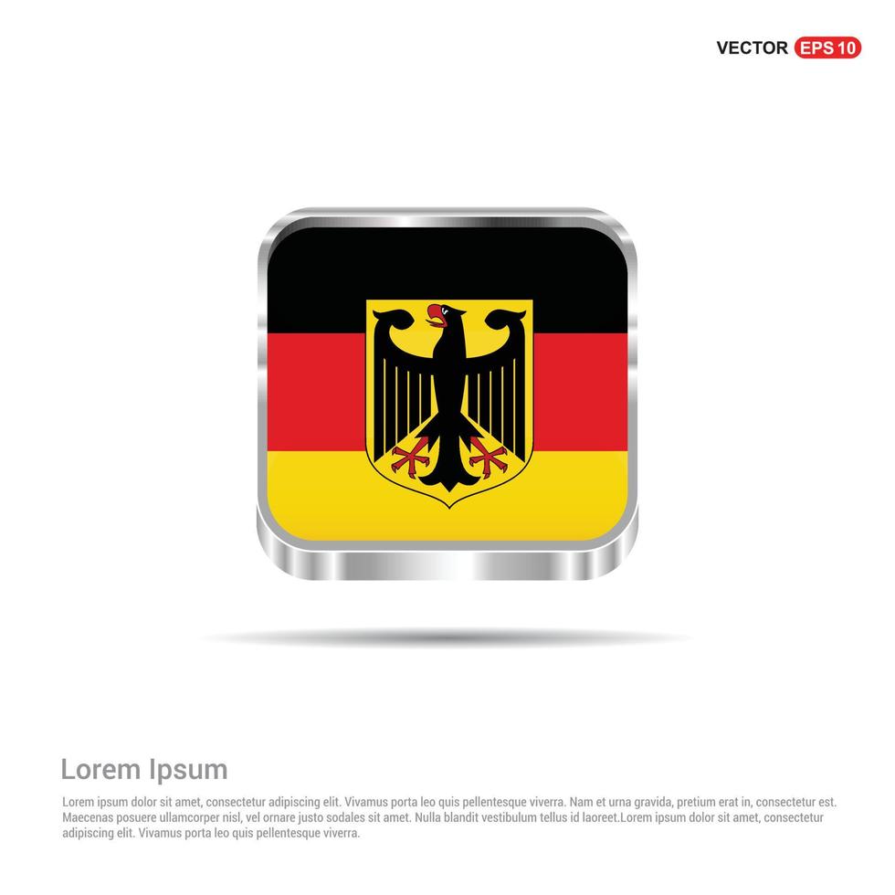 Germany flag design vector