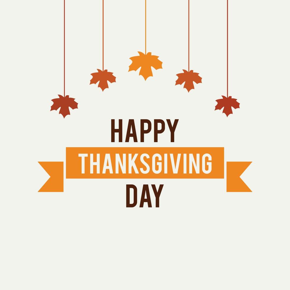 Happy Thanks giving day design vector