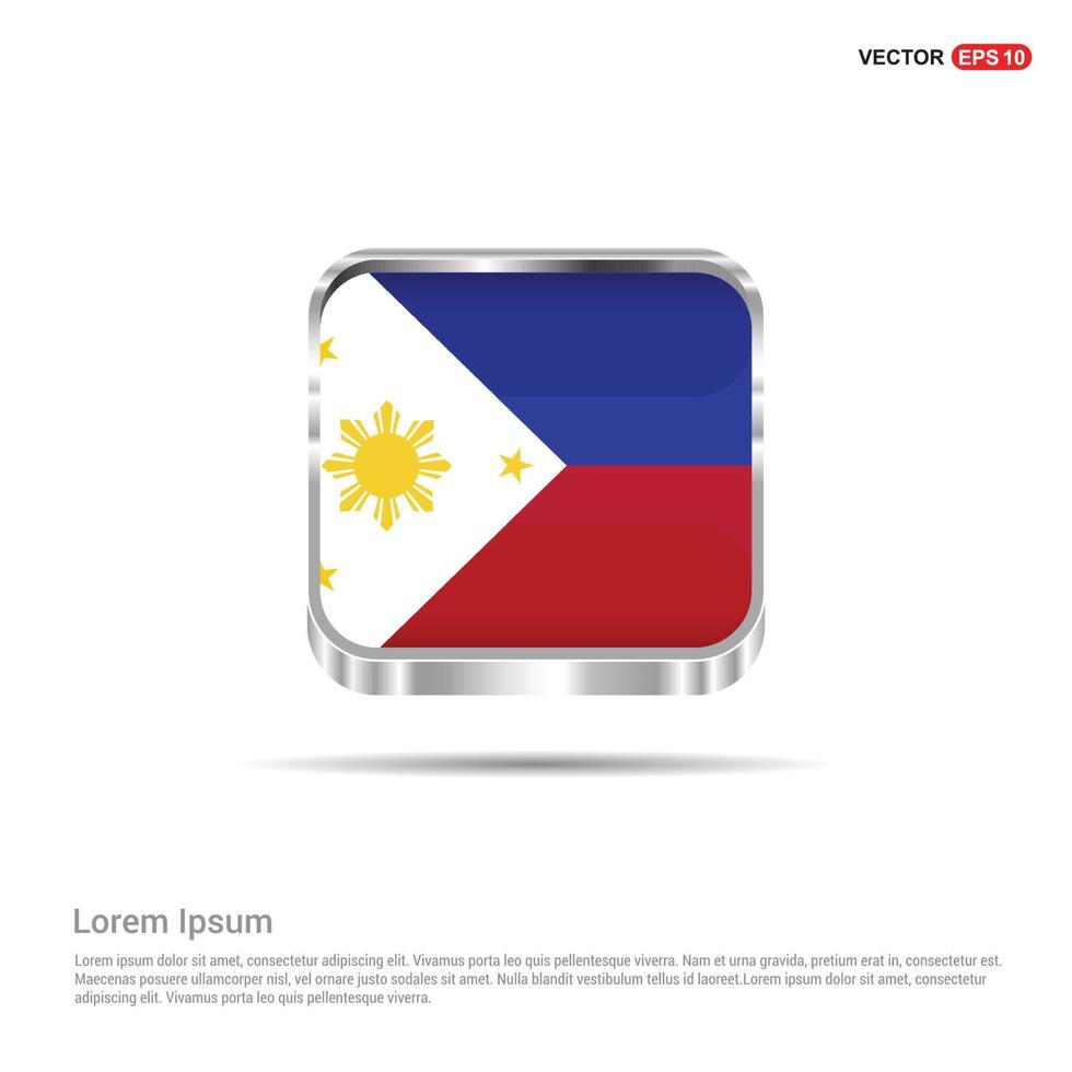 Phillipines flags design vector