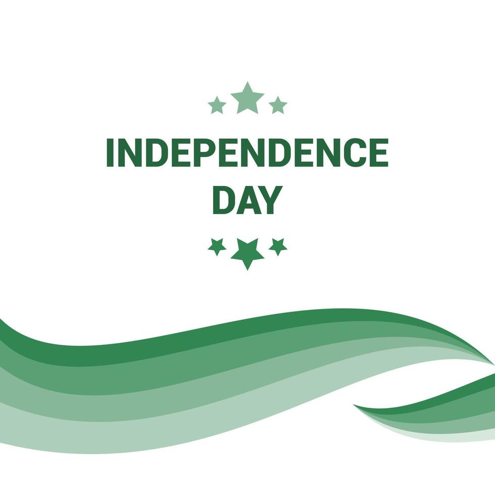 Nigeria Independence day design vector