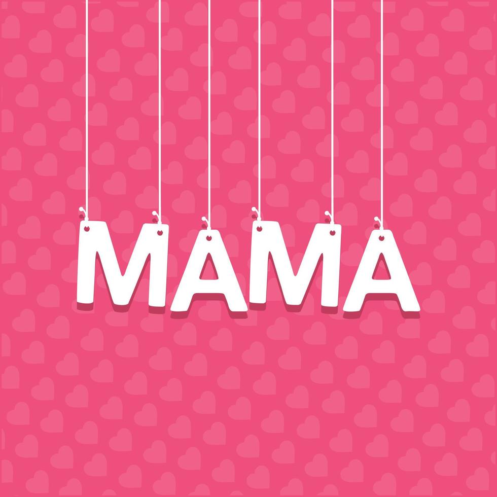 Happy Mother's day design vector