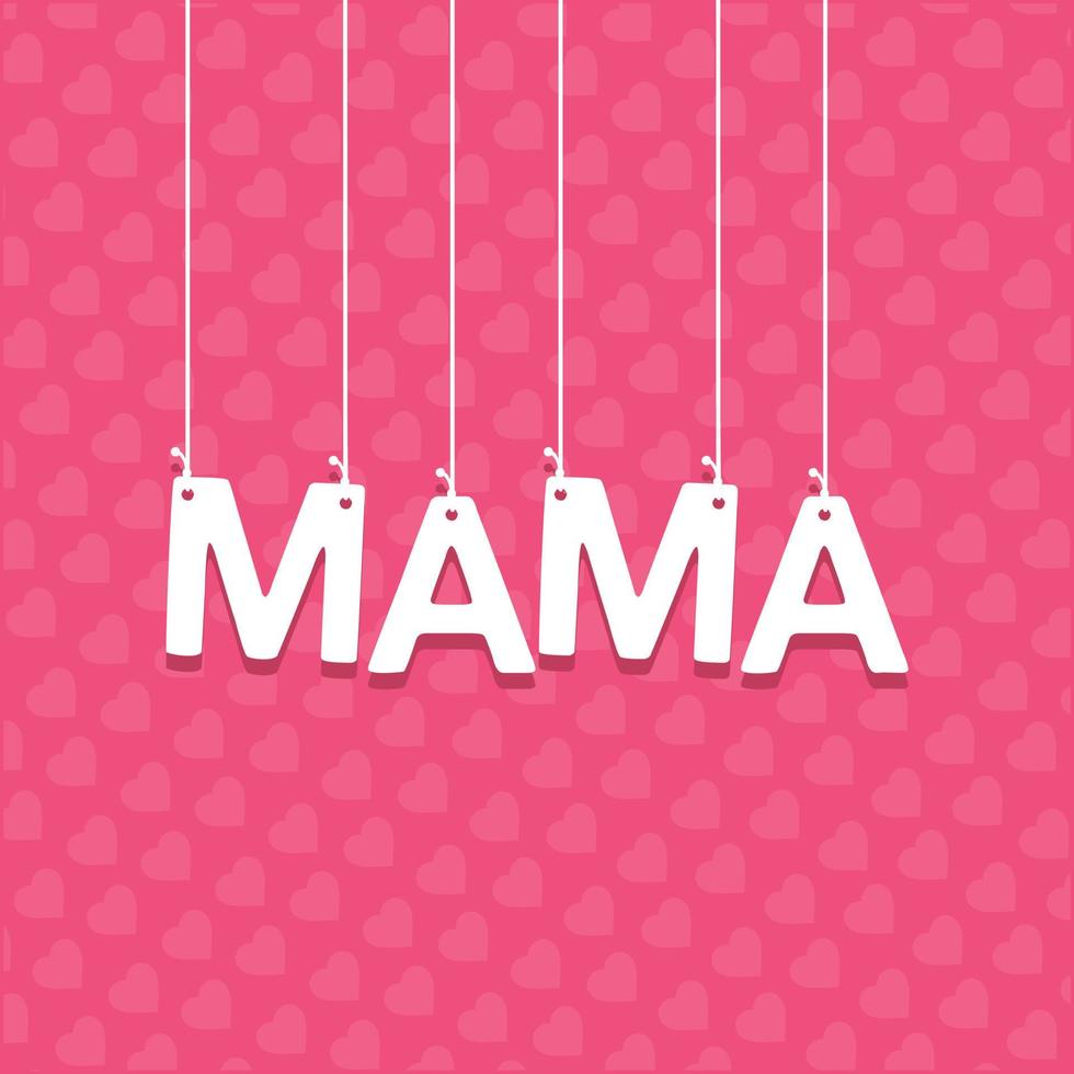 vector de diseño de feliz día de la madre