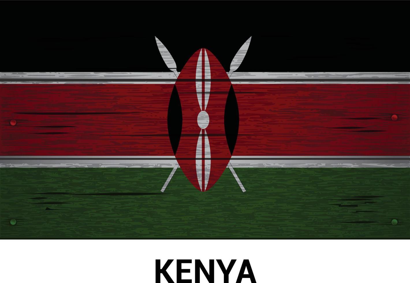 Country flag for nation with creative design vector