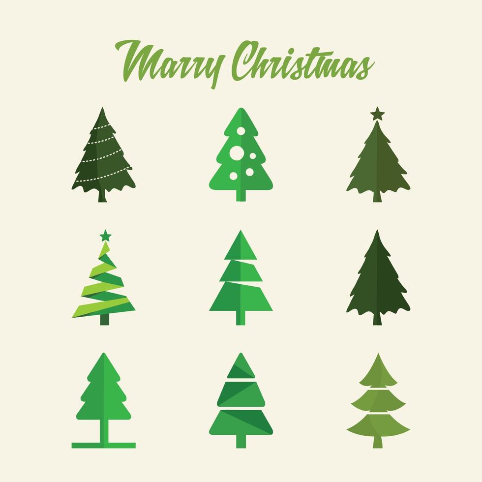 Merry Christmas card with elegent design and typography vector