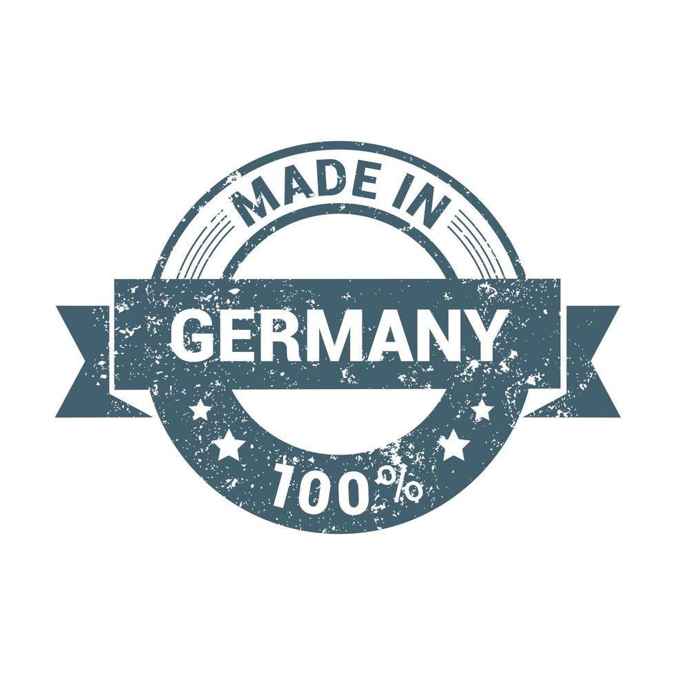 Germany stamp design vector