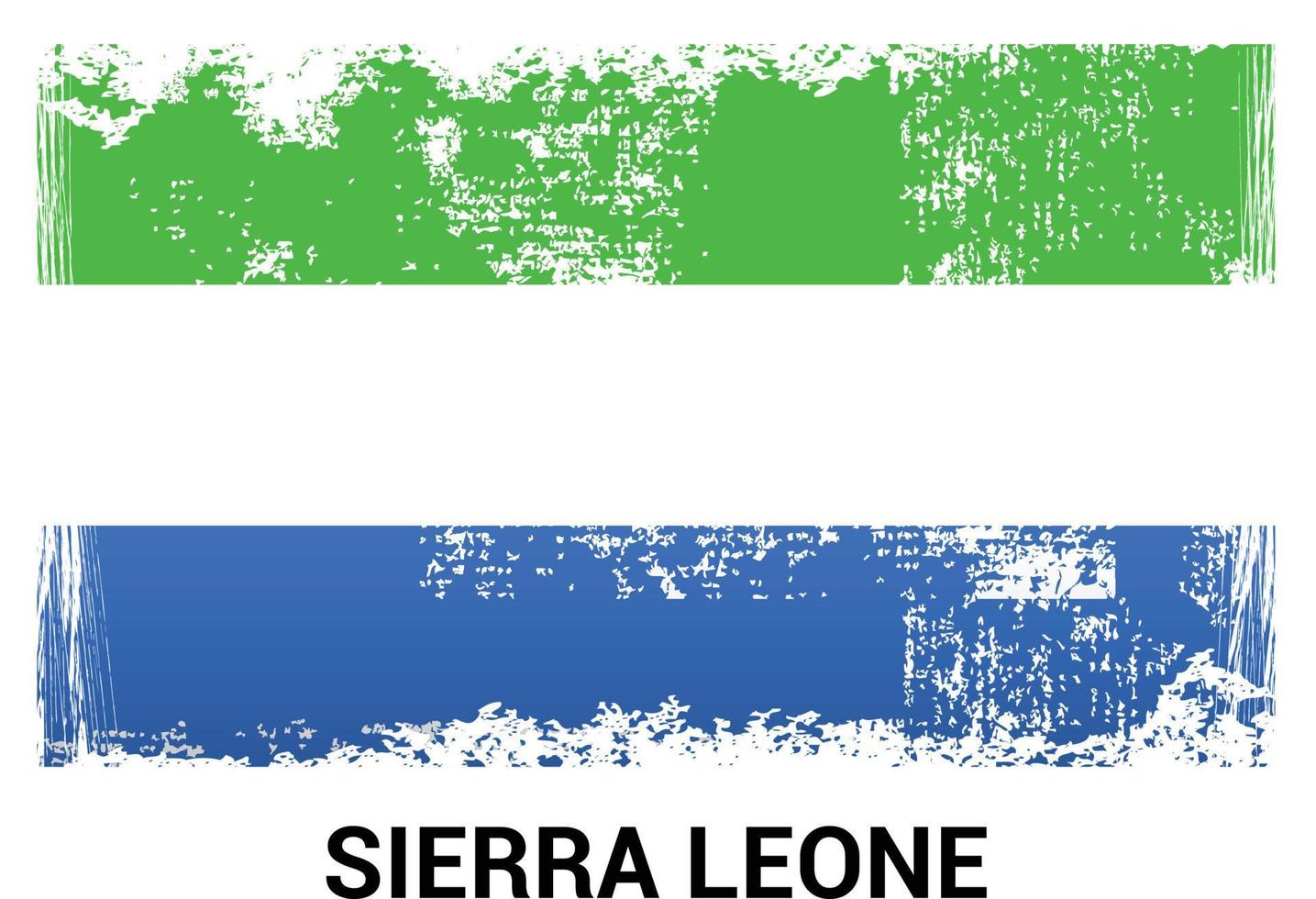 Sierra Leone flag design vector